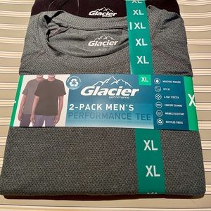 GLACIER’S 2 Pack Men’s Performance Tees
